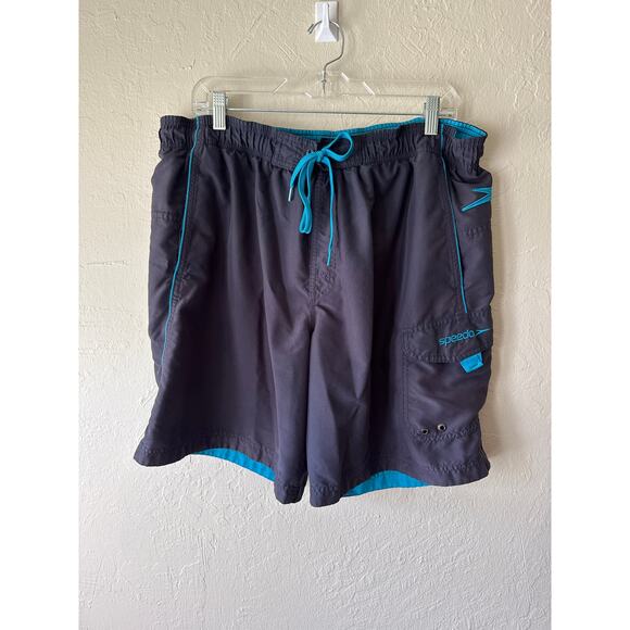 Speedy Men's Navy Blue Swim Shorts Size L - Picture 1 of 5